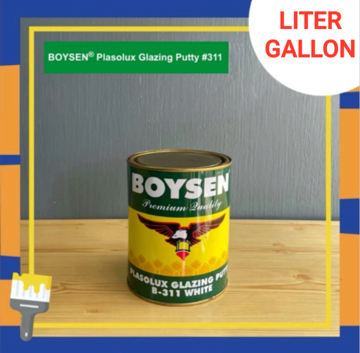 BOYSEN PLASOLUX GLAZING PUTTY B311 PANG MASILYA PINTURADONG ENAMEL NA ...