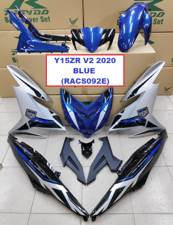 Rapido Cover Set Yamaha Y Zr V Year Blue Red Accessories Motor