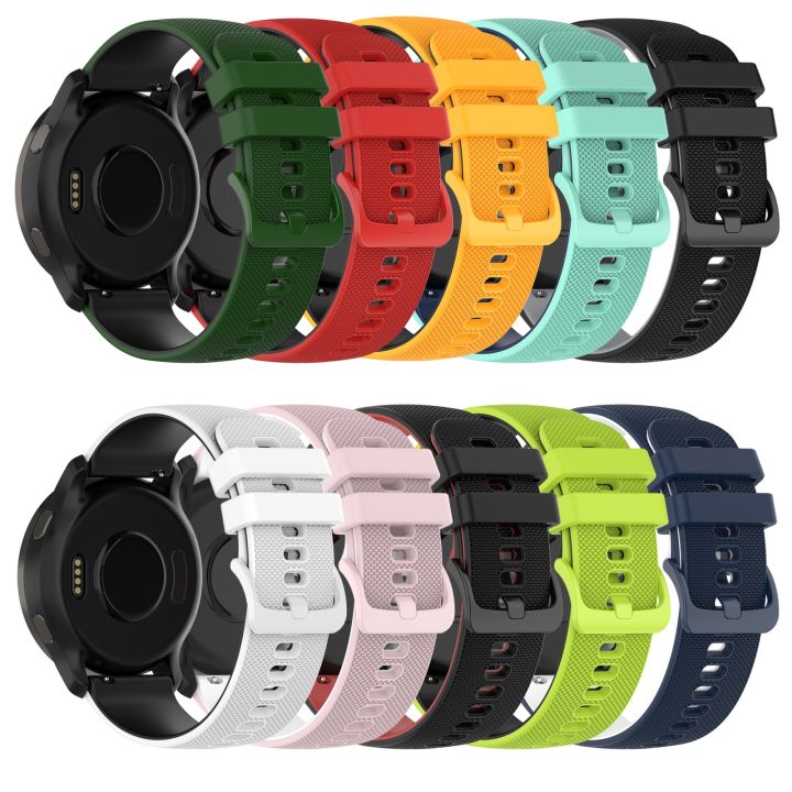 สำหรับ-amazfit-pace-22mm-วงตาหมากรุกสองนาฬิกาซิลิโคนสี-สีแดง-สีดำ-ขายเอง