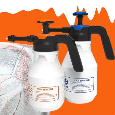 2L Plastic Foam Watering Can Pressure Type Small-scale Sprayer Car Cleaning High Pressure Watering Can Window Cleaning Tool