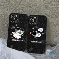 เคสโทรศัพท์มือถือแบบนิ่ม ขอบตรง ลายการ์ตูนนักบินอวกาศ NASA สําหรับ Oppo A15 A17 A16 A76 A7 A95 A54 A78 A57 A12 A55 A53 A31 A1K A16K Reno 8 8T 7 6 5F 5 A94 A96 A9 A16E A36 A74 A5 A52 A5s A3s เคส