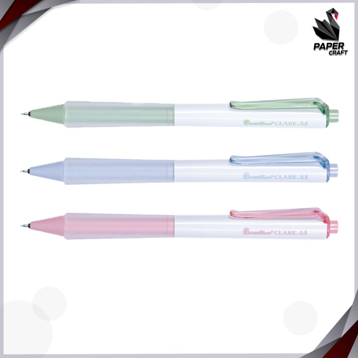 ปากกา-ปากกาเจล-quantum-clare-ขนาดหัวปาากกา-0-5-หมึกน้ำเงิน-1กล่อง-12ด้าม