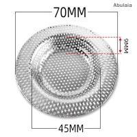 ✨อาบูเลีย✨เครื่องครัวสแตนเลสอ่างน้ำตัวกรองท่อระบายอ่างตาข่ายกรองกากอาหารฝาปิดท่อระบายน้ำบนพื้น