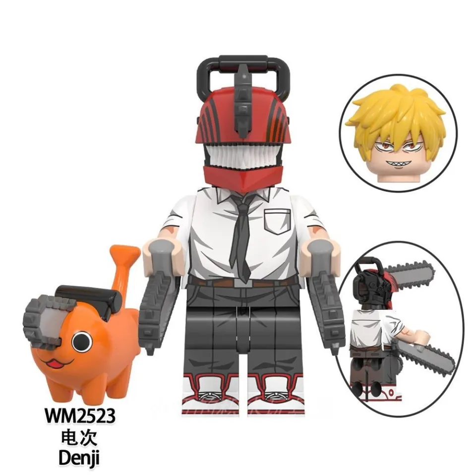 Chainsaw Man XP-506 Denji Power Hayakawa Aki Makima Cartoon Building Blocks  Mini Action Figures Dolls Model Kids Toys Gifts - AliExpress