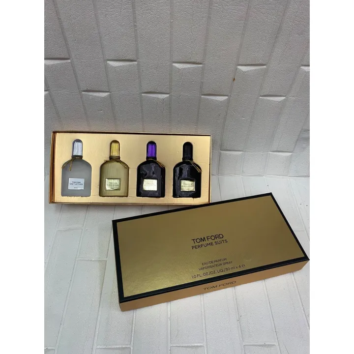 TOM FORD PERFUME SUITS 4IN1 (4X30ML GOLD BOX) GIFT SET perfume set for  women luck kelly | Lazada PH