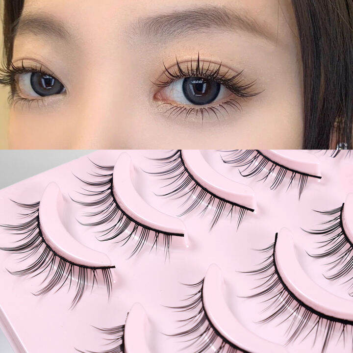 5คู่-lash-extension-3d-bunch-ญี่ปุ่น-fairy-ขนตาปลอม-little-devil-cosplay