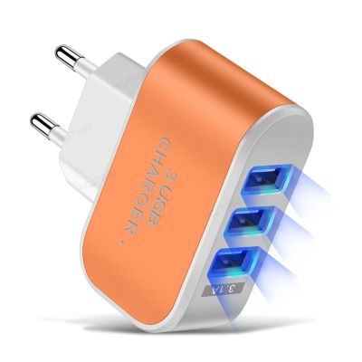 3 USB Charger Quick Charge 3.0 Fast USB Wall Charger Portable Mobile Charger QC 3.0 Adapter for Xiaomi iPhone X EU US Plug