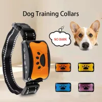 Ultrasonic Dog Traininng Collars Anti Barking Device Usb Dog Stop Barking Waterproof Electric Shock Collar Dog Accessories