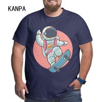 Skating Astronaut Cartoon Skater Skateboard T-Shirt Tshirts For Men Design Tops &amp; Tees New Coming Street Cotton Oversize 6Xl Us 【Size S-4XL-5XL-6XL】