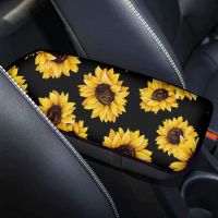 ❐☢ Sunflower Auto Center Console Armrest Pad Seat Box Cover Armrest Cover Cushion Mat for Sedan Van SUV Truck Car Accessorie