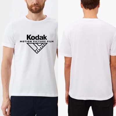 Vintage Fashion Kodak Kodachrome Logo T Shirt Men Short-Sleeve Photographer Tshirts Summer Tee Tops Pure Oversized Tshirt Merch