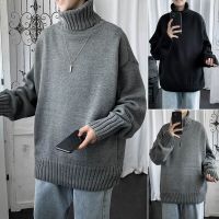 2023 Autumn and Winter New Fashion Solid Color Warm Large Size Sweater Mens Casual Loose Comfortable High Quality Sweater M-8XL