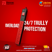 PowerConneX ปลั๊กไฟ PXC5PHTNS-TS06 ขนาด 6 ช่อง พร้อมสวิชต์ เปิด-ปิด, Over-load protection ป้องกันกระแสไฟเกิน