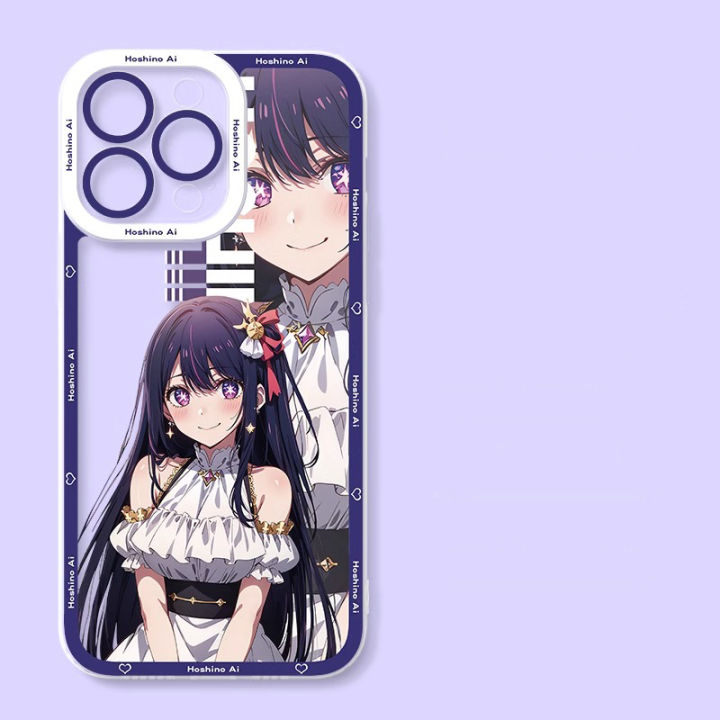 เคสสำหรับ-infinix-hot-11s-nfc-11-12-pro-20s-20i-10s-20-10-play-เคส-angel-eyes-anime-oshi-no-ko-hoshino-ai-ซิลิโคนทีพียูใสอ่อนป้องกันกล้องสี่เหลี่ยมกันกระแทก