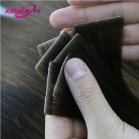 Addbeauty Skin Weft Hair Extension Straight Brazlian Human Hair Extensions 2.5g/pc 40pcs Virgin Human Hair Tape in Fusion Hair Wig  Hair Extensions  P