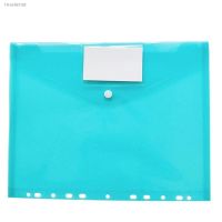 ✁☢ A4 Size 11 Holes File Holder Documents Transparent File Pocket Pouch File Bag Office Stationery Desk Organizer Storage