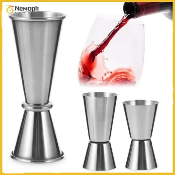 Measuring Shot Cup Ounce Jigger Bar Cocktail Drink Mixer Liquor Measuring  Cup Measurer Milk Coffee Mug Stainless Steel 