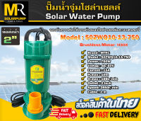 ปั๊มน้ำโซล่าเซลล์ ปั๊มน้ำบัสเลสโซล่าเซลล์ รุ่น 50ZWQ10-13-750  48V 750W ท่อส่งน้ำออก 2"