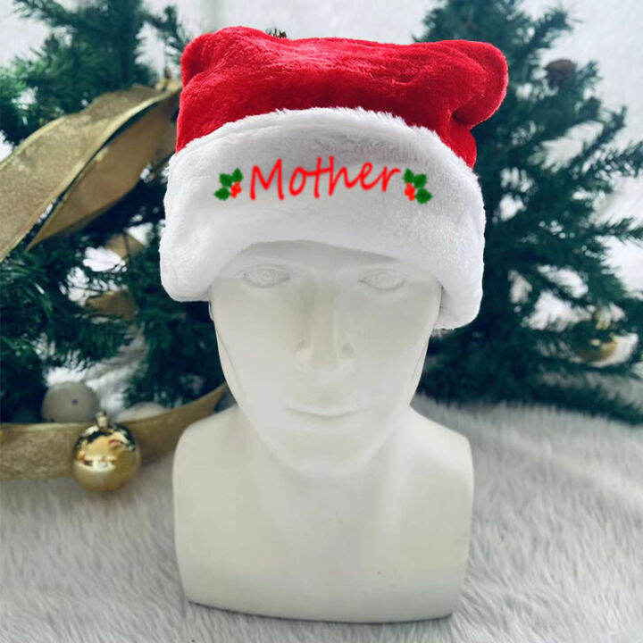 2023-christmas-party-accessories-christmas-party-supplies-plush-santa-claus-hat-family-christmas-hat-high-grade-christmas-decorations-short-plush-santa-hat-wholesale-christmas-supplies-santa-claus-hat