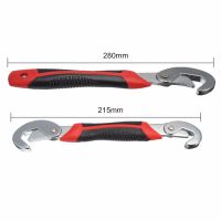 Multi-Function 2pcs Universal Wrench Adjustable Grip Wrench Set 9-32mm Ratchet Wrench Spanner Hand Tools