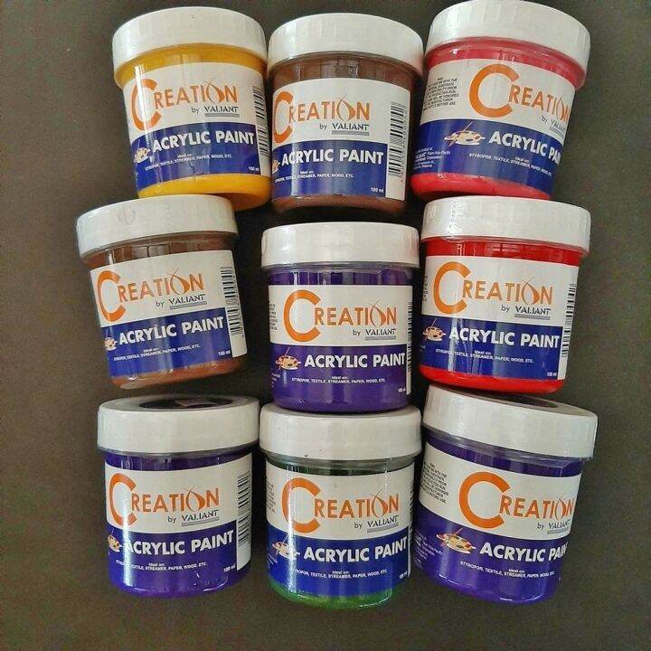 KS and Creation by valiant Acrylic Paint 100ml Lazada PH
