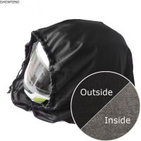 Helmet Cover Basketball Storage Bag Electric Vehicle Motorcycle Helmets Protect Single Rope Plush Draw Pocket Dust Protect Bags Knitting  Crochet