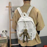 Japanese Simple Wild Campus Backpack Student Double Shoulder Bag