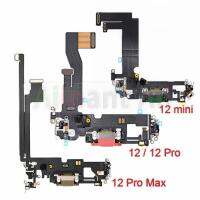 ตัวเชื่อมต่อแผงรองตัวชาร์จไมโครโฟน USB ล่างเดิมสายเคเบิ้ลยืดหยุ่นสำหรับชาร์จสายแพ12 Pro 12Pro Max Mini อะไหล่ซ่อมมินิ