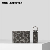 KARL LAGERFELD - K/MONOGRAM KLASSIK CARDHOLDER AND KEYCHAIN SET 230M3204 กระเป๋าใส่นามบัตร