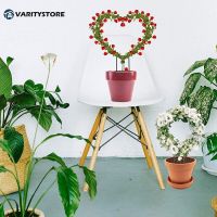 [Varitystore] พืช Trellis สนับสนุนกรอบรักรูปหัวใจรอบเถาปีนเขาเถาชั้นวางการจัดดอกไม้โลหะกระถางเหล็กพืชปีนเขากรอบ