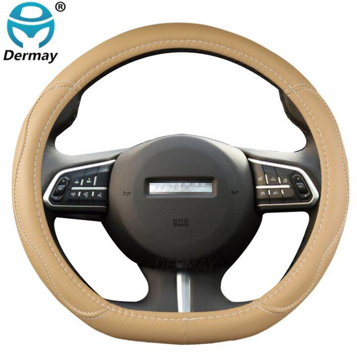 for-haval-f7-f7x-f5-pu-leather-car-steering-wheel-cover-d-shape-auto-accessories-interior-fast-shipping