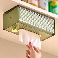 Wall Mounted Tissue Box Paper Towel Holder for Kitchen Office Napkin Container Baby Wipes Paper Storage Box Tissue Holder Tissue Holders