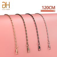 【cw】 120CM Metal Chain Thin Purse Shoulder Chains Handbag Accessories ！