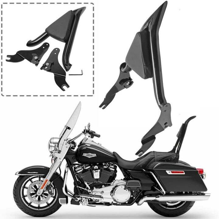 Motorcycle Detachable Rear Passenger Backrest Sissy Bar For Harley 