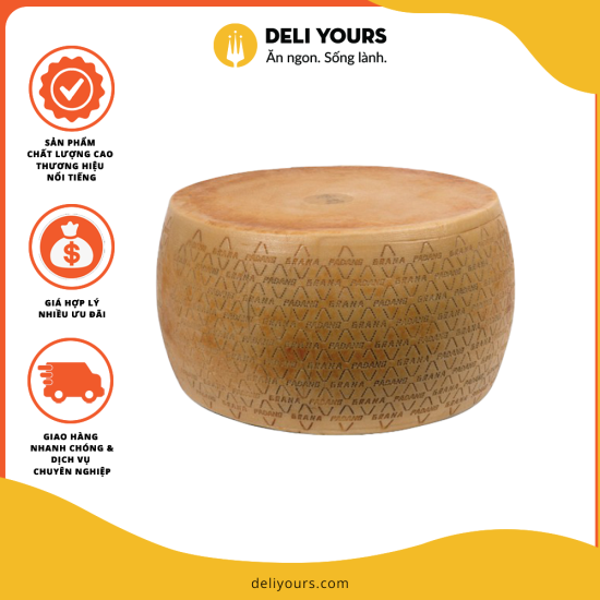 Phô mai granda padano nguyên khối khoảng 36 - ảnh sản phẩm 1