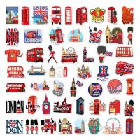 British Flag Stickers Union Jack London Red Buses Stickers Beautiful Water Cup Luggage Window Pocketbook Decoration Stickers cosy