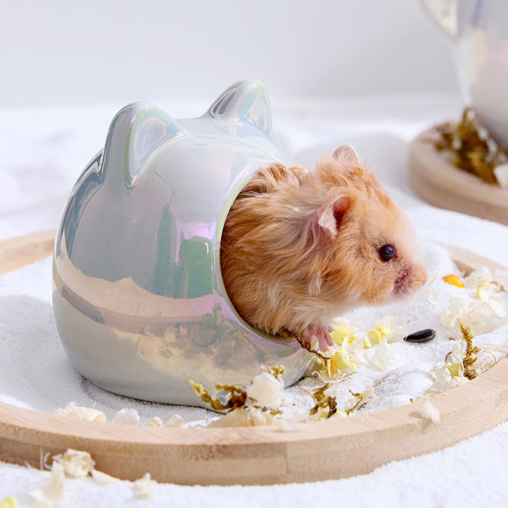 summer-hamster-ceramic-shelter-shelter-heatstroke-prevention-and-cooling-small-nest-golden-bear-hamster-supplies