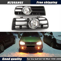 Fog Lights For VW Golf Gti Tdi Mk4 1998-2005 Headlights LedHalogen Fog Lights Car Accessories Driving Bumper Lamps