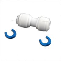 [LDMD] RO Water System Equal Straight 1/4 quot; 3/8 quot; Hose Connection Coupling Reducing Plastic Quick Pipe Fitting Reverse Osmosis Connector