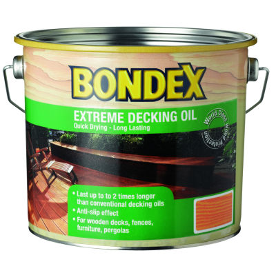 Bondex Extreme Decking Oil บอนเด็กซ์ เอ็กซ์ตรีม เดคกิ้ง ออยล์ สีย้อมไม้สำหรับพื้น สูตรแห้งเร็ว เพิ่มความคงทนต่อไม้