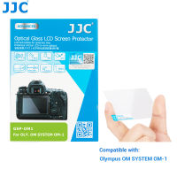 JJC กระจกนิรภัยป้องกันหน้าจอ LCD สำหรับกล้อง Olympus OM SYSTEM OM-1 OM1 ป้องกันรอยขีดข่วน HD ใสไม่มีฟองกระจกนิรภัยป้องกันหน้าจอ