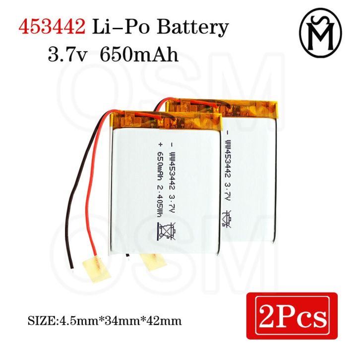 osm-1or2or4-polymer-battery-model-453442-650-mah-long-lasting-500times-suitable-for-electronic-products-and-digital-products-led-strip-lighting