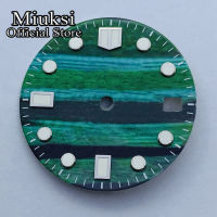 Miuksi 28.5mm watch dial luminous dial fit NH35 movement