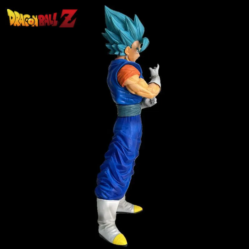 Dragon Ball Z Action Figure, Super Saiyajin, Cabelo Azul, Vegeta IV,  Figurinhas Vegetto Son Goku, Boneca Modelo em PVC, Presentes Infantis, 22cm