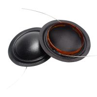 2PCS 1นิ้ว25.4มม. 25.5มม. ทวีตเตอร์ Voice Coil ผ้าไหมสีดำไดอะแฟรมเมมเบรน KSV Treble ลำโพงอุปกรณ์ซ่อม8ohm