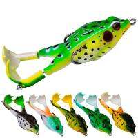 ใบพัดคู่กบ Wobbler เหยื่ออ่อน Jigging เหยื่อตกปลา95mm15g Crankbait ประดิษฐ์ Minnow ตกปลาน้ำ