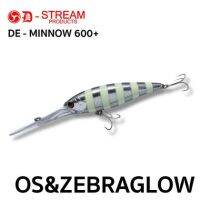 เหยื่อปลอม เหยื่อปลั๊ก D-STREAM DE-Minnow 600+