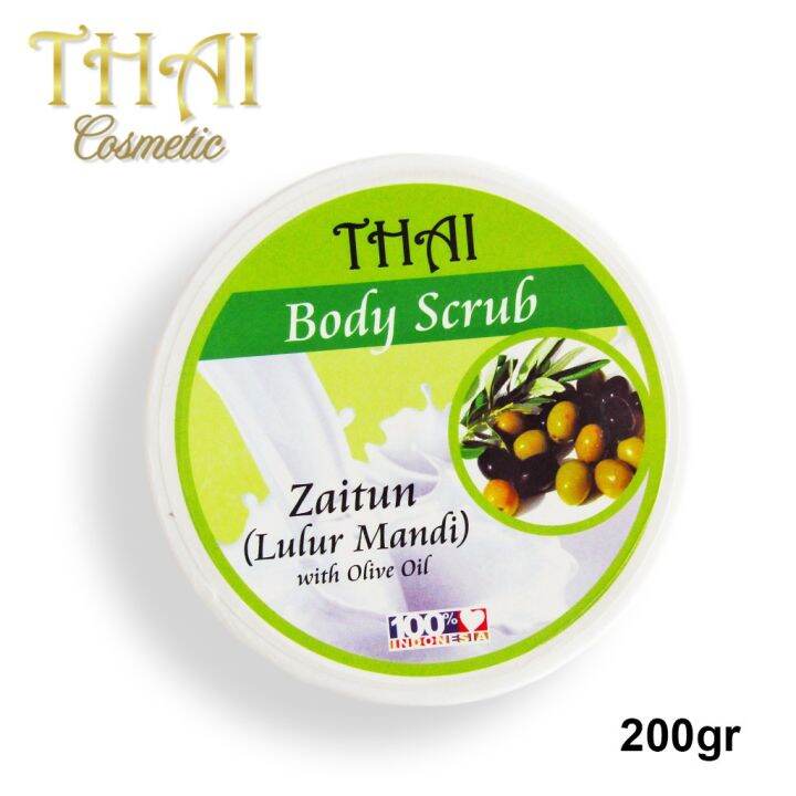 Thai Zaitun Body Scrub 200gr Lazada Indonesia