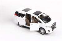 โมเดลรถยนต์ TOYOTA ALPHARD  CAR MODEL  ทำจากเหล็ก สัดส่วน 1:24 ประตู ฝากระโปรง เปิดปิดได้เหมือนจริง ล้อฟรีสามารถสไลด์วิ่งได้เหมือนจริง มีไฟ มีเสียงหมือนจริง M9230-1