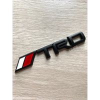 โลโก้ TRD สีดำ พลาสติก ขนาด15x2.3cm.